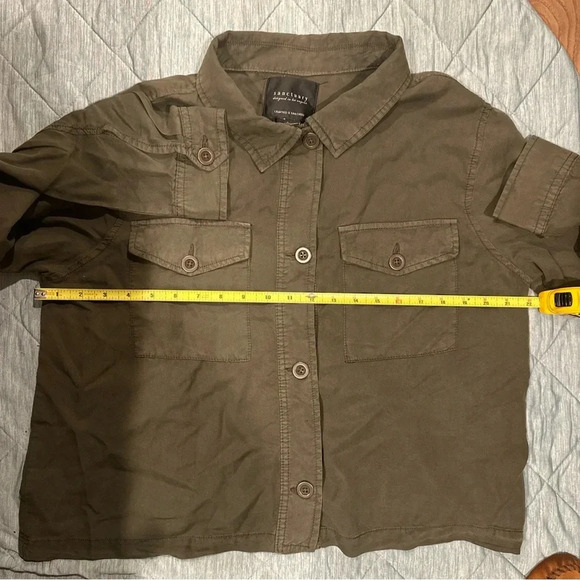 Sanctuary Women’s Top olivo size L - Picture 6 of 7